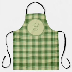 Tablier Journée de la Saint Patrick à Plaid Vert
