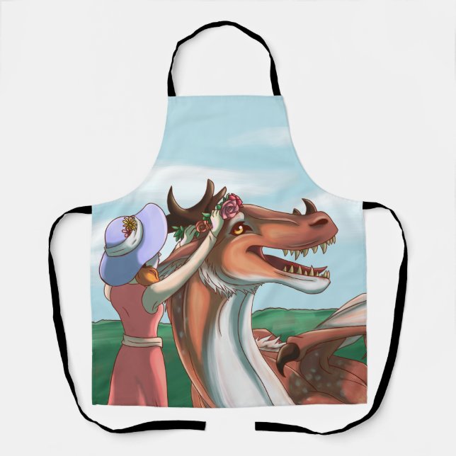 Tablier Jours paisibles (Recto)