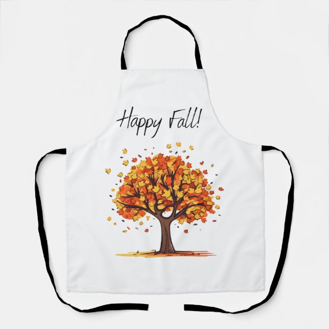 Tablier Joyeuse Automne! (Recto)