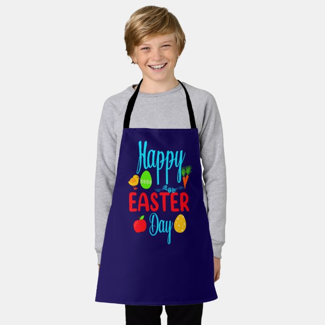 Tablier Joyeuse fête de Pâques-62351 (Porté)