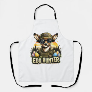 Tablier Joyeuse fête de Pâques Camo drôle de chasse garçon