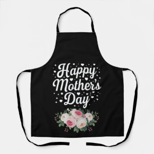 Tablier Joyeuse fête des Mères Maman fleur mignonne Grand-