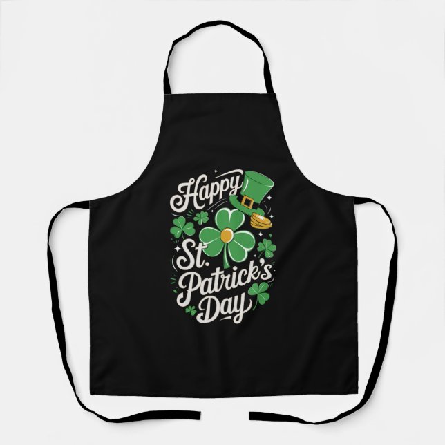 Tablier Joyeuse Saint-Patrick Patrimoine Irlandais St Patt (Recto)