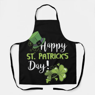 Tablier Joyeuse Saint Patrick's Day Beaucoup de Shamrock v