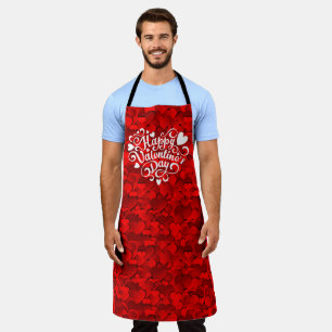 Tablier Joyeuse Saint-Valentin Forme de cœur-23803