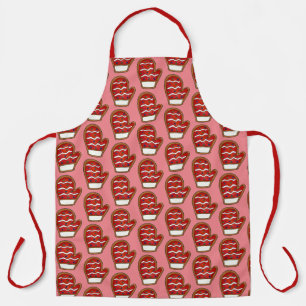 Tablier Joyeuses fêtes Noël Sucre Cookie Red Mitten