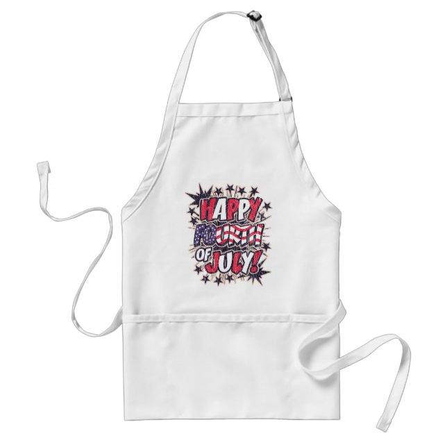 Tablier Joyeux 4 juillet BBQ Apron (Devant)
