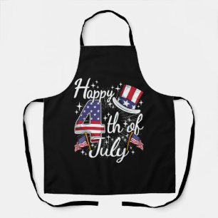 Tablier Joyeux 4 juillet Drapeau américain patriotique USA
