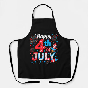 Tablier Joyeux 4 juillet drapeau américain patriotique USA