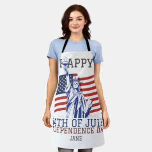 Tablier Joyeux 4 juillet fête de l'Indépendance