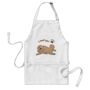 Tablier Joyeux Amoureux des chiens Pekingese Je Vous Oubli