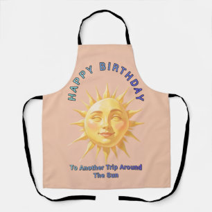 TABLIER JOYEUX ANNIVERSAIRE POUR UN AUTRE TOUR AUTOUR DU S