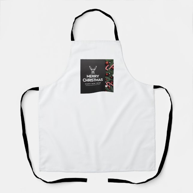 Tablier joyeux apéro de noël (Recto)