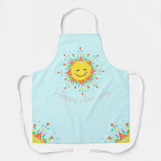 Tablier Joyeux bleu clair du soleil