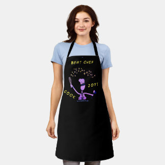 Tablier Joyeux Chef avec violet
