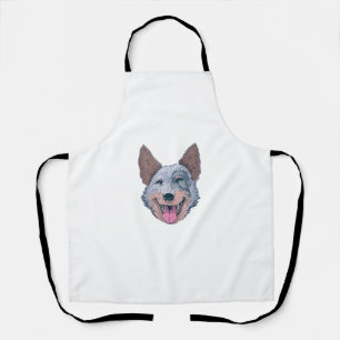 Tablier Joyeux chien de bétail australien