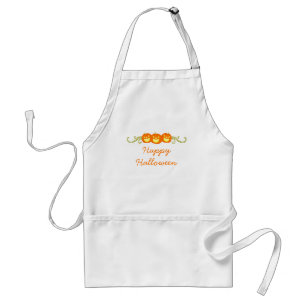 Tablier Joyeux Citrouille tournoie Halloween Apron
