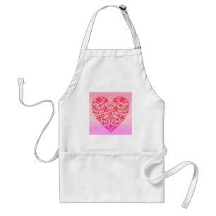 Tablier Joyeux coeur romantique de Noël