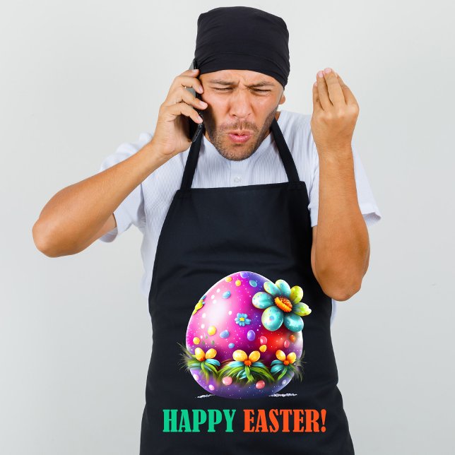 Tablier Joyeux Eggster - OEufs de Pâques mignonnes (Créateur téléchargé)