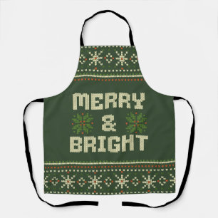 Tablier Joyeux et brillant pull de Noël Nordic Knit