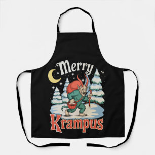 Tablier Joyeux Folklore de Krampus Noël Horreur Xmas