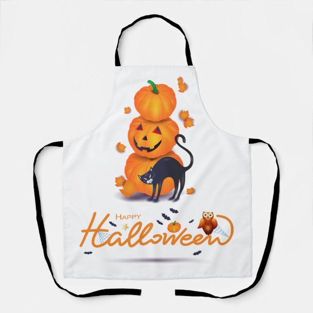 Tablier Joyeux Halloween ! (Recto)