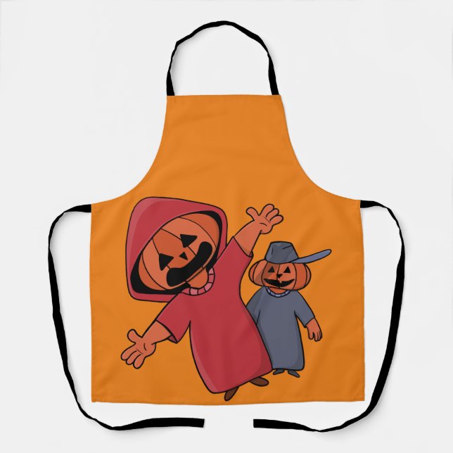 Tablier Joyeux Halloween à vos amis (Recto)