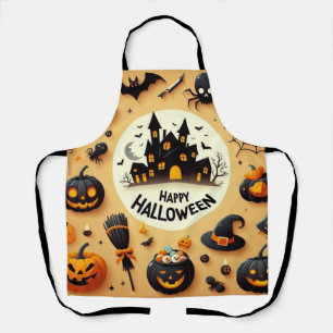 Tablier Joyeux Halloween Amusant Mélange Épouvantable & Ma