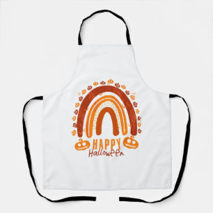 Tablier Joyeux Halloween Citrouille Funny Halloween arc-en