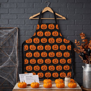 Tablier Joyeux Halloween Citrouille Illustrative Art