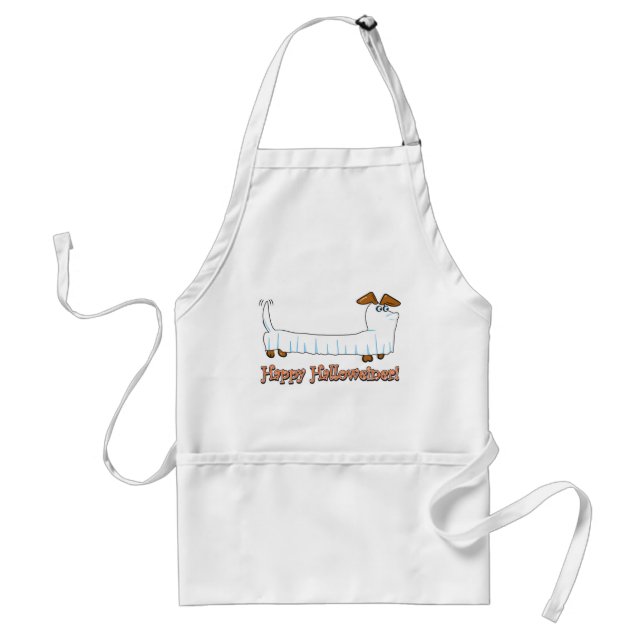 Tablier Joyeux Halloween Dachshund (Devant)