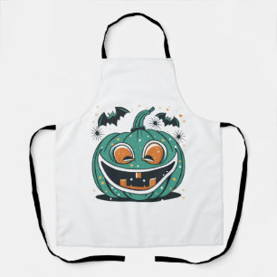 Tablier Joyeux Halloween ! Découpez une citrouille !