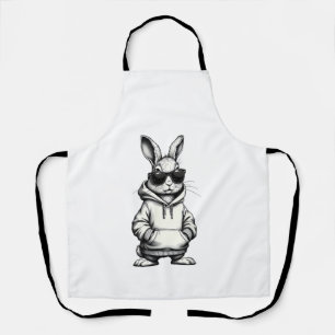 Tablier joyeux jour de pâques lapin de pâques garçons enfa