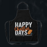 Tablier Joyeux Jours de Challah Drôle cadeau de vacances H<br><div class="desc">chanoukah,  menorah,  hanoukka,  dreidel,  juif,  judaïsme,  vacances,  religion,  noël, </div>