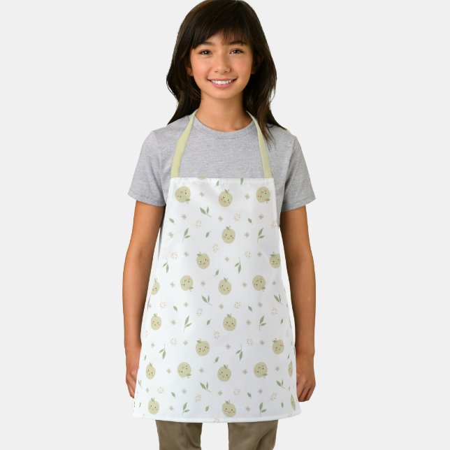 Tablier Joyeux Motif de pommes - Apron (Insitu)