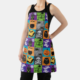 Tablier Joyeux Motif d'Halloween