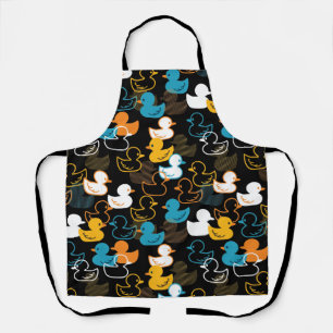Tablier Joyeux Motif nager une patte de canards
