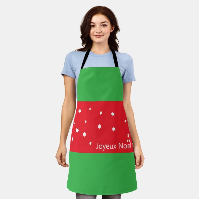 Tablier Joyeux Noël (Porté)