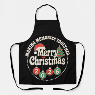 Tablier Joyeux Noël 2026 Créer des souvenirs ensemble Noël