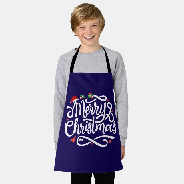 Tablier Joyeux Noël-61039 (Porté)