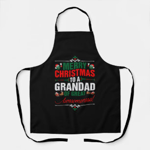 Tablier Joyeux Noël À Un Grand-Père De Grande Compréhensio