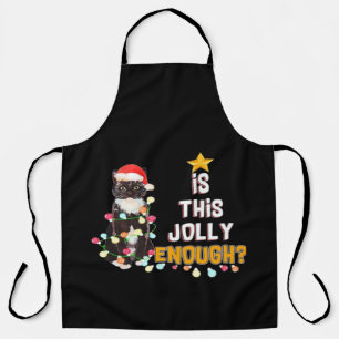 Tablier Joyeux Noël aux chats