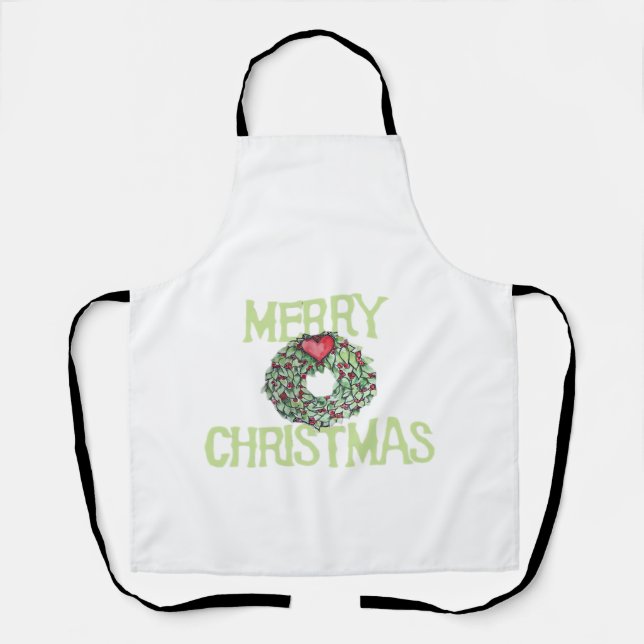 Tablier Joyeux Noël Classique (Recto)