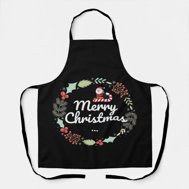 Tablier Joyeux Noël Classique (Recto)