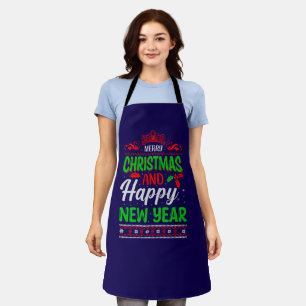 Tablier Joyeux Noël Et Joyeux Nouvel An-61064