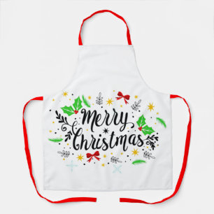 Tablier Joyeux Noël festif
