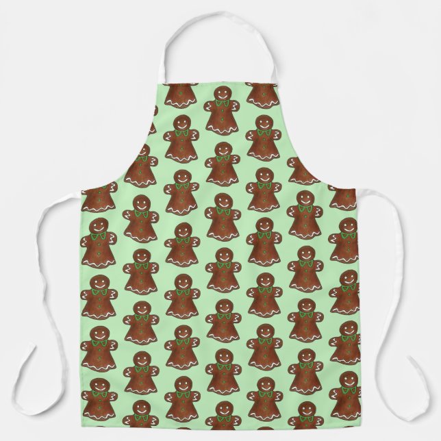 Tablier Joyeux Noël Gingerbread Lady Holiday Cookie (Recto)