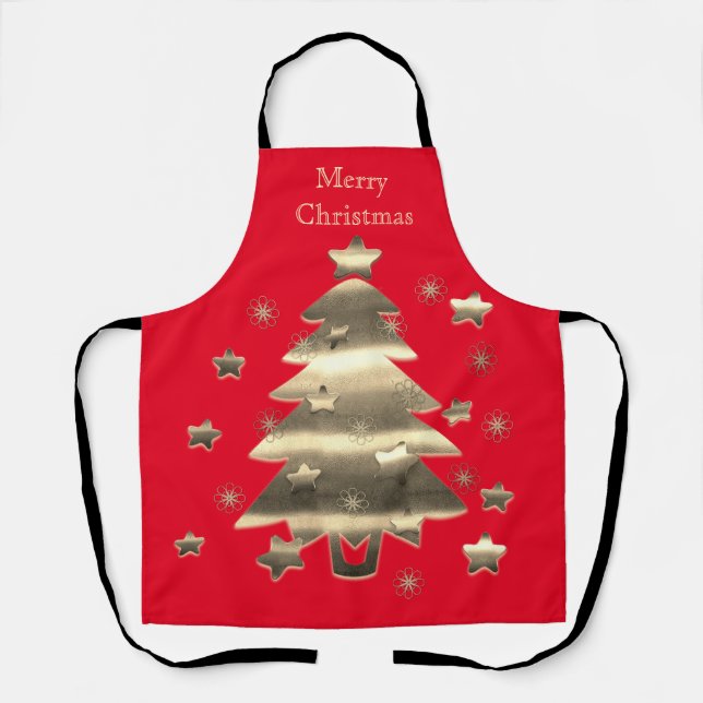 Tablier Joyeux Noël personnalisé (Recto)