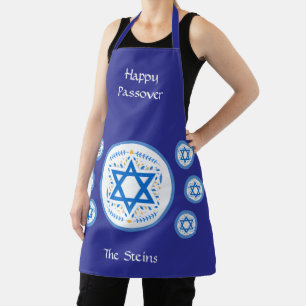 Tablier Joyeux PAQUE Étoile de David Bleue Nom P Sets de t