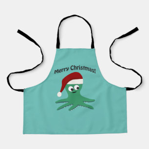 Tablier Joyeux poulpe de Noël
